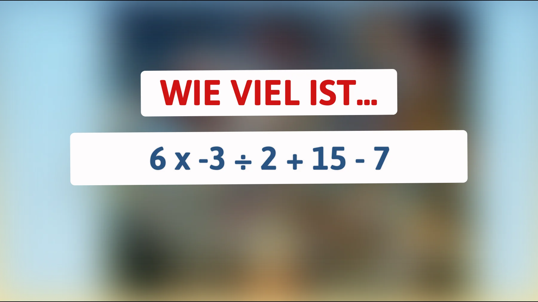 Bist du schlau genug? Entschlüssle das Rätsel, das nur Genies lösen können!"
