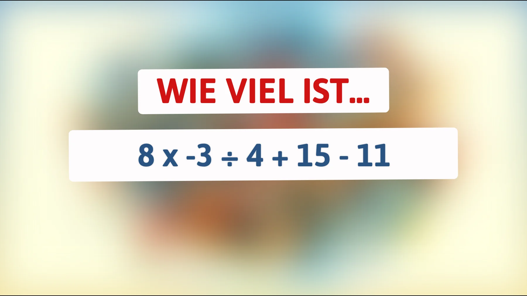Die meisten scheitern an dieser einfachen Rechnung – gehörst du zu den wenigen, die sie richtig lösen?"