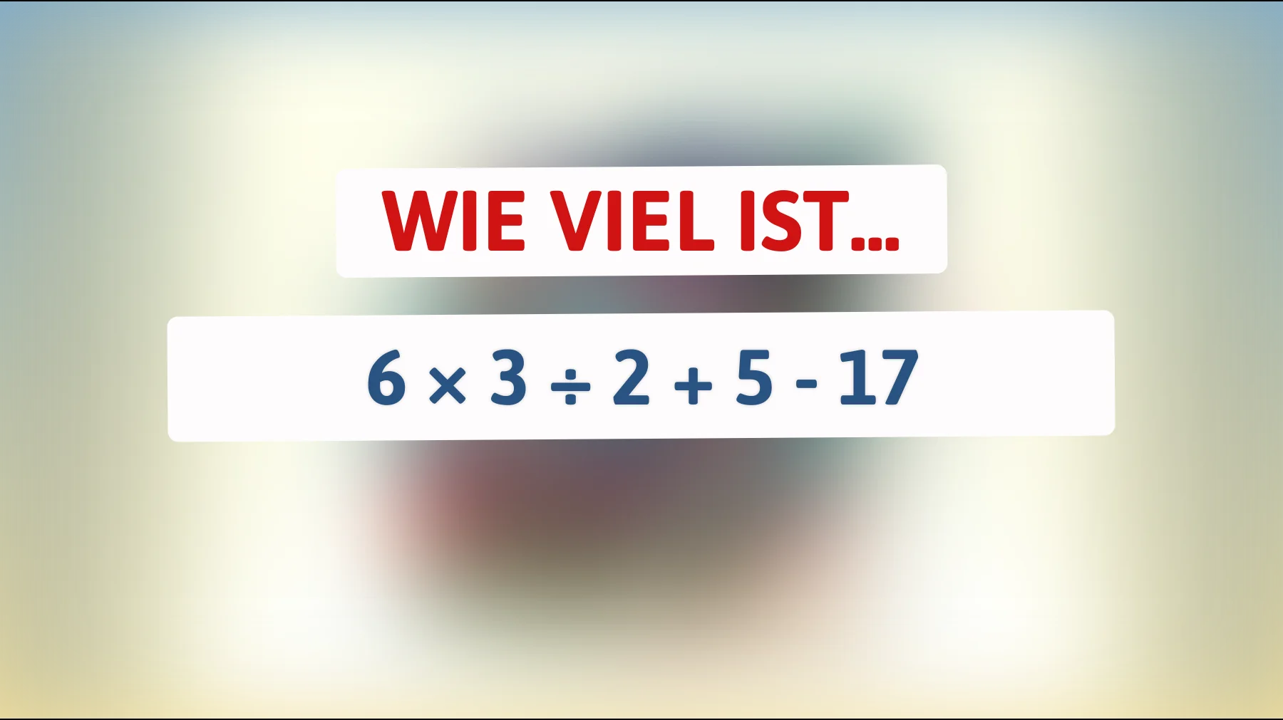 Nur wahre Genies können dieses mathematische Rätsel lösen – Schaffst du es, das richtige Ergebnis zu finden?"